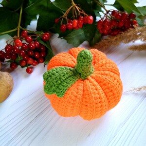 Halloween Crochet Pumpkin Pattern, Pumpkin Decor, Halloween Decoration image 5