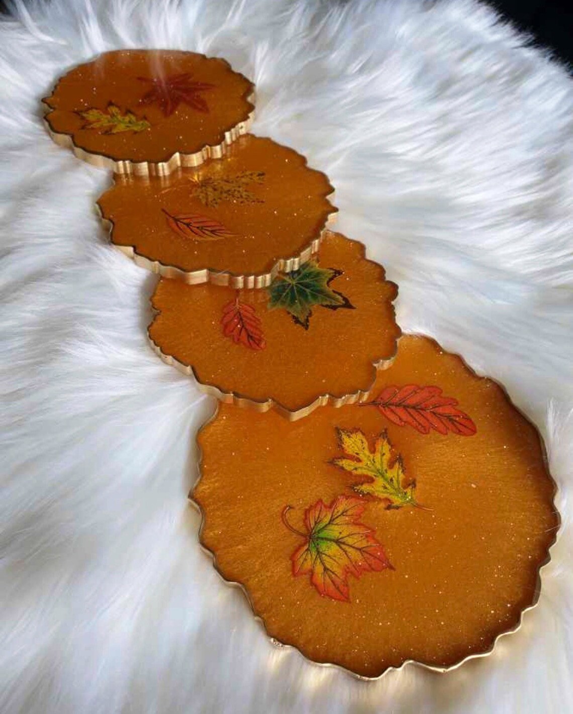 Fall Seasonal Coaster Set Etsy