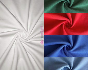 100% Cotton Tubular (77-79 cms) Fine Rib Jersey T-Shirt Fabric- SQ303 By Tia Knight