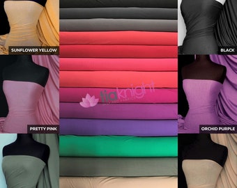 100% Viscose Stretch Soft Ring-Spun Fabric Material- 100VSC By Tia Knight