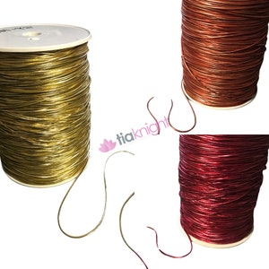 Shiny Elastic Cord Stretchy String Arts & Crafts Gift Wrapping Accessories Trimming *FREE UK SHIPPING- Metallic SY169 By Tia Knight