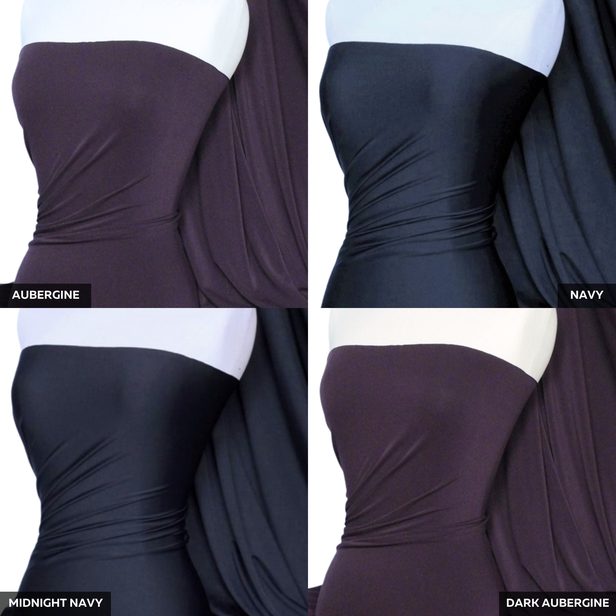 Micro Elastane Jersey 4 Way Stretch Dressmaking Sports Crafts Fabric ...