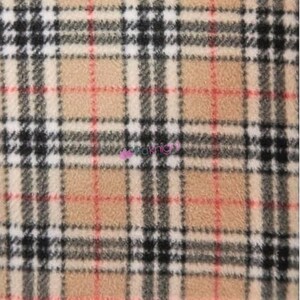 Polar Fleece Anti Pill Washable Soft Fabric- Classic Tartan Q1381 BGBK By Tia Knight