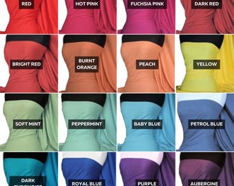 Camiseta de punto 100 % algodón con canalé fino y suave Q61 de Tia Knight