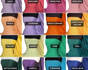 Tela de algodón y elastano para camisetas, elástica en 4 direcciones, talla Q35, de Tia Knight