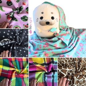 Printed Polar Fleece Anti-Pill Super Soft Thick Fabric- NEW SUMMER 2025 By Tia Knight