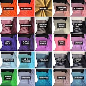 LT Power Mesh 4 Way Stretch Material - 109 LT By Tia Knight