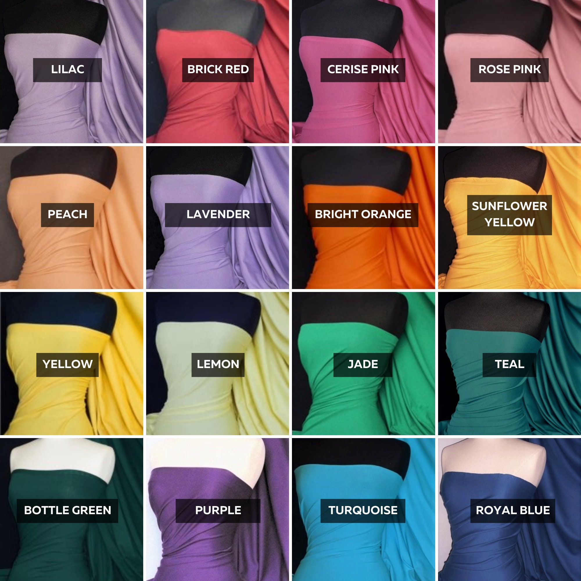 Cotton Lycra Jersey 4 Way Stretch Fabric Q35 By Tia Knight Etsy