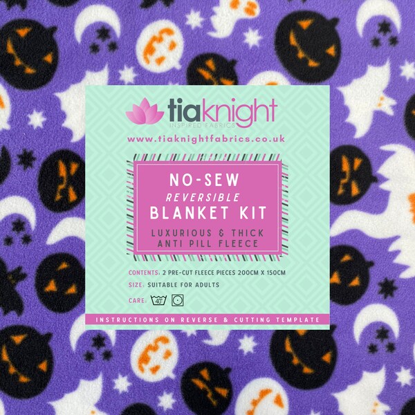 No Sew Fleece Blanket Kits Etsy