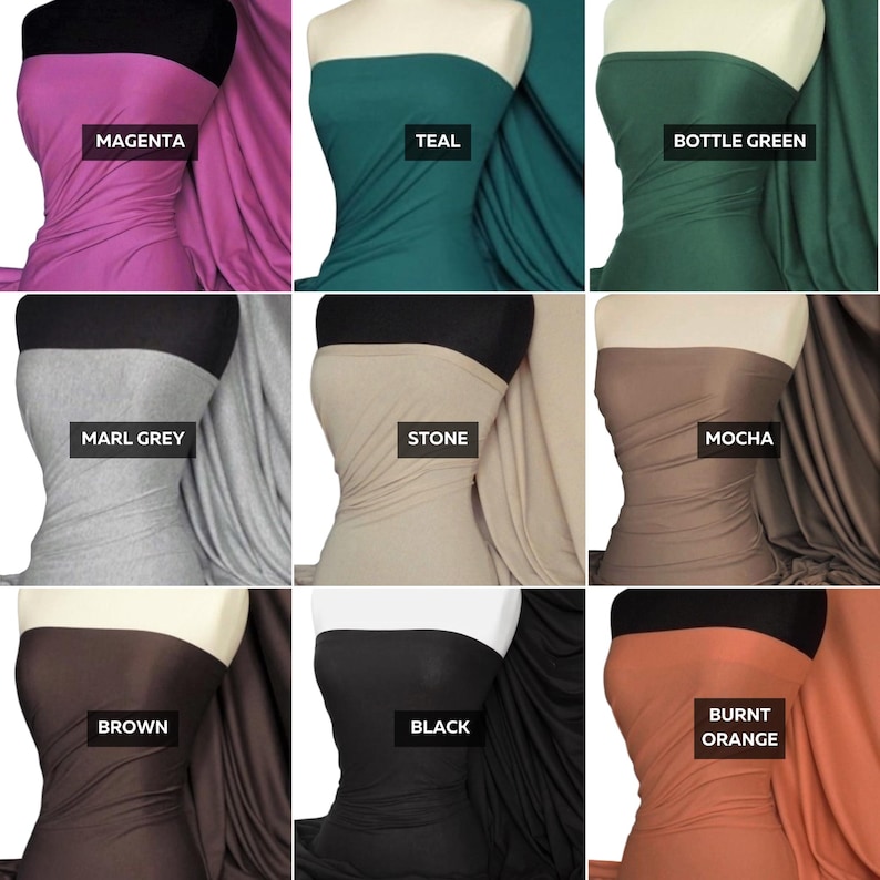 Camiseta de punto jersey sencillo 100% algodón ligero Q1249 imagen 4