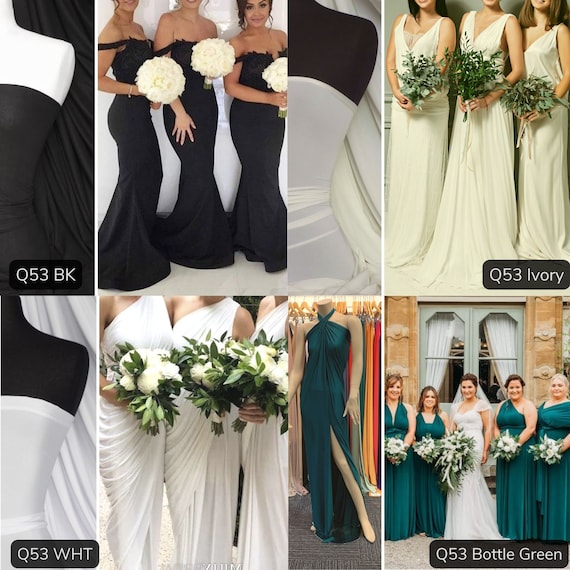 Jersey knit bridesmaid dresses hot sale
