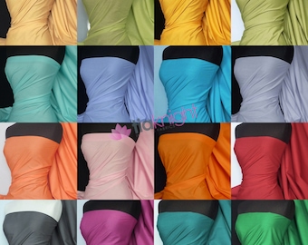 Poly Cotton Woven Crafting Fabric 45" Wide Assorted Colours Q460 By Tia Knight