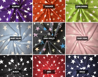 Polar Fleece Anti-Pill Super Soft & Thick Fabric - Twinkle Stars SQ351 By Tia Knight