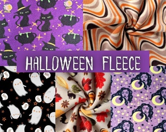 HALLOWEEN FLEECE- Polar Fleece Prints Anti Pill Washable Soft Fabric By Tia Knight