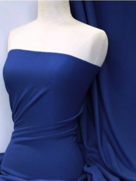 Bright Royal Blue Solid Nylon Spandex Fabric