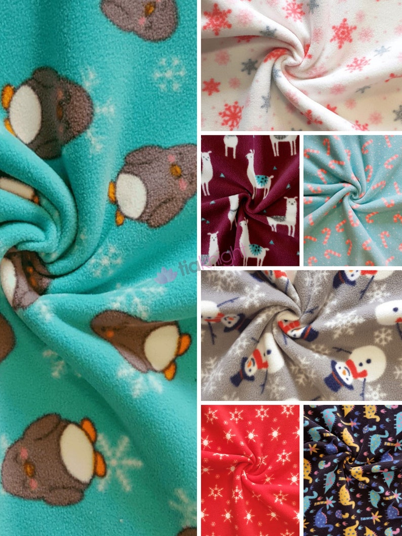 Polar Fleece Christmas Prints AntiPill Super Soft Cuddly Etsy