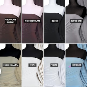 Soft Touch Dressmaking Matte Stretch Jersey Bridesmaids Infinity Dress ...