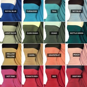 Soft Touch Dressmaking Stretch Elastane Jersey Fabric- Q36 By Tia Knight