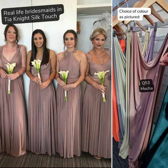 Sexy Jersey Mismatched Sleeveless Side Slit Mermaid Floor Length Bridesmaid Dresses, SFWG00513 Sexy Jersey Mismatched Sleeveless Side Slit Mermaid Floor Length Bridesmaid Dresses, SFWG00513