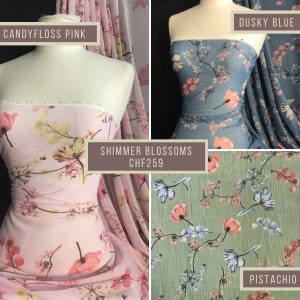 Soft Touch Chiffon Sheer Fabric- Summer Time Prints By Tia Knight