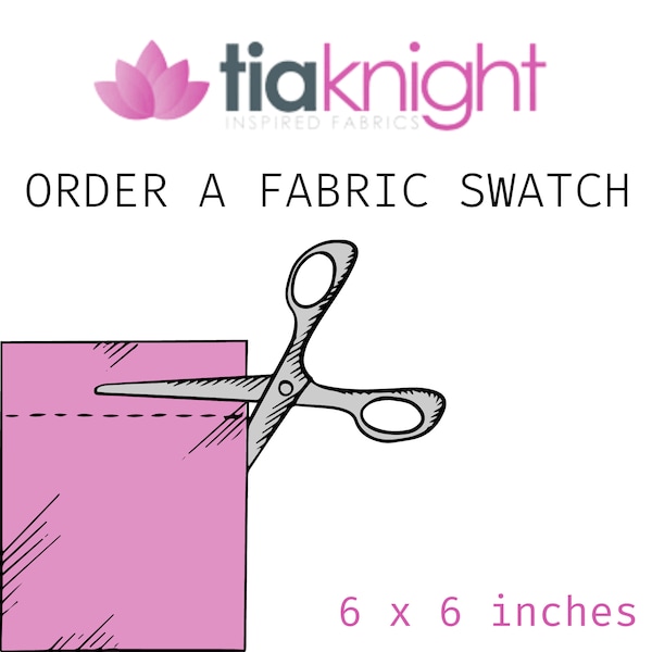 Fabric Sample 6 x 6 " By Tia Knight