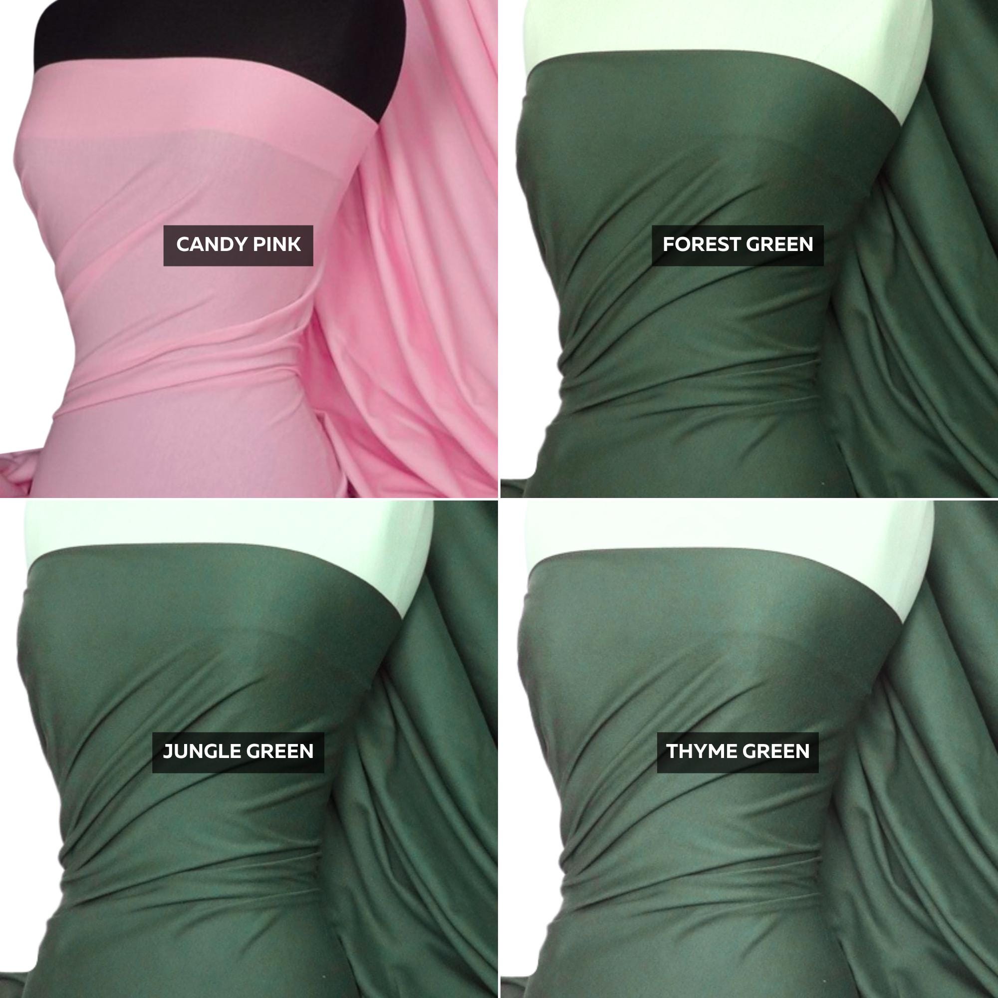 Cotton Elastane Jersey 4 Way Stretch T-shirt Dressmaking Fabric Q35 by ...