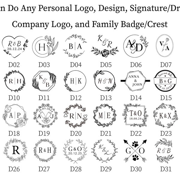 Letter wax stamp custom, Save the date wax stamp seal kit, Minimalist modern logo wax stamp seal custom, Wedding initials wax seal stamp