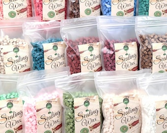 Perlas de cera para invitaciones de boda y sellado de sobres, 137 colores.