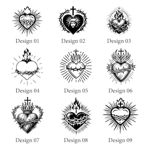 Sello de cera del Sagrado Corazón, sello del Sagrado Corazón de Jesús, sello de fe religiosa, kit de sello de cera del Ojo del Sagrado Corazón, Corazón Casto