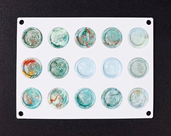 Lakzegel siliconen malset, wasstempelvorm met 15 holtes