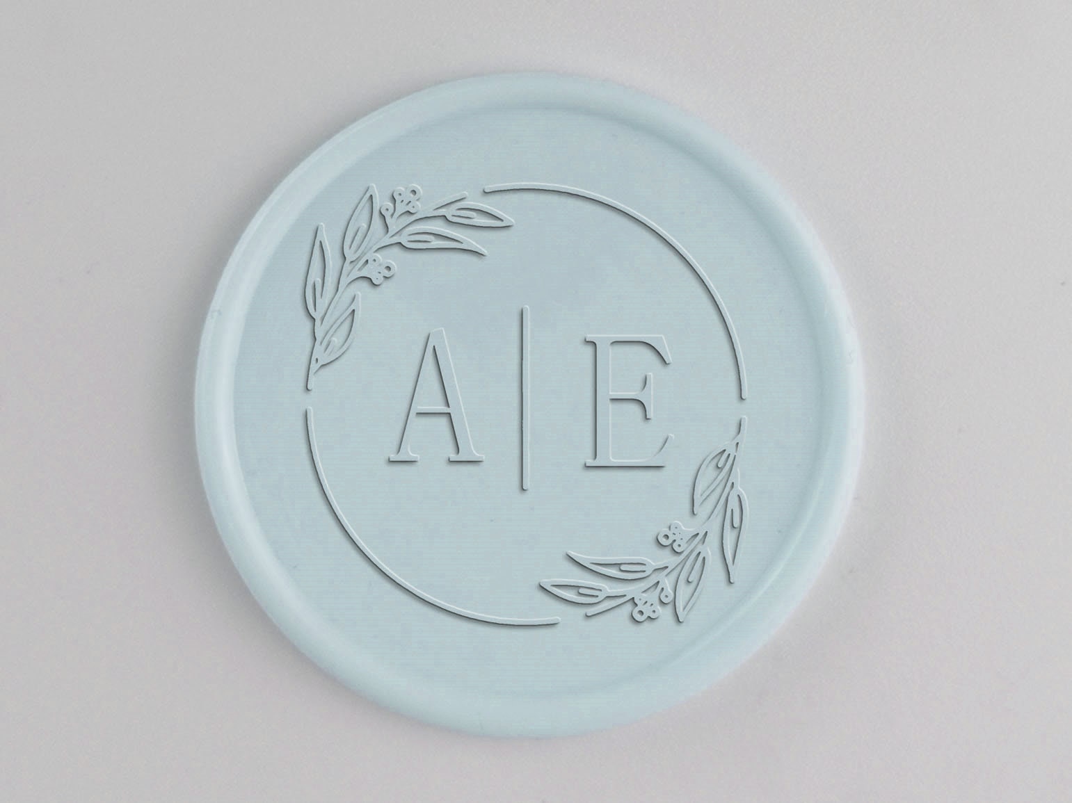 Custom initials wax seal stamp for Wedding invitation Etsy