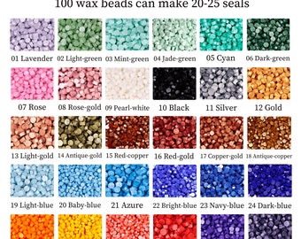 Wax beads for Wedding Invitation/Thank you Cards, Wax sealing beads for envelopes, Wax seal stamp beads, Wax seal stove, Wax stamp spoon