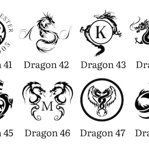 Carimbo de cera de cabeça de dragão, carimbo de cera de lacre de livro de dragão, selo de cera de logotipo de dragão personalizado, kit de selo de cera de design de animal mágico, presentes personalizados