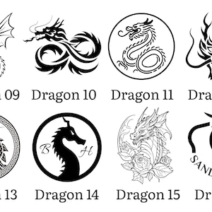Drachen Logo Wachssiegel Stempel, Drache Silhouette Wachssiegel, Drachen Kunst Wachssiegel Stempel Kit, Tier Logo Wachssiegel Kit, Drachenflügel Wachssiegel Stempel