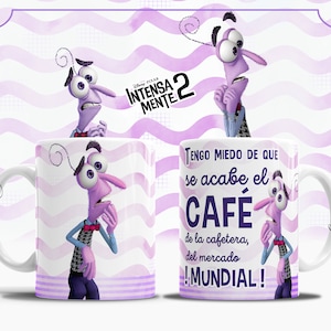 INTENSAMENENTE editable en Photoshop / 9 diseños EN PNG / Intensamente 02/ sublimacion/ mug de taza/ diseño para suyblimacion