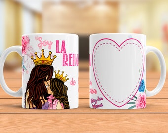 Designs de sublimação para o Dia das Mães em canecas - modelos de sublimação - modelo para caneca - designs de sublimação - design para o Dia das Mães - Photoshop