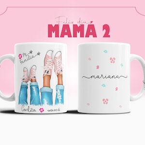 8 Diseños Sublimación mama- Para Taza mon - sublimation templates - mug template - Dia  de la Madre - Diseño Dia  de la Madre