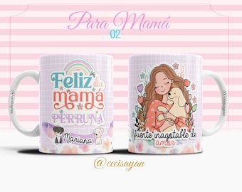 12 Diseños Sublimación Dia De La MADRE Para Taza - sublimation templates - mug template - sublimation designs - Para MAMA - Diseño