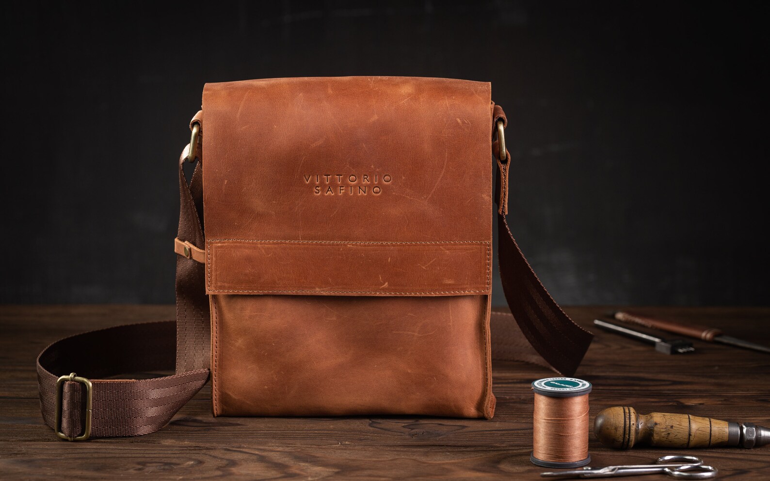 Cross Body Bags, Mens Unlined Bag, Leather Crossbody Bag, Mens Leather