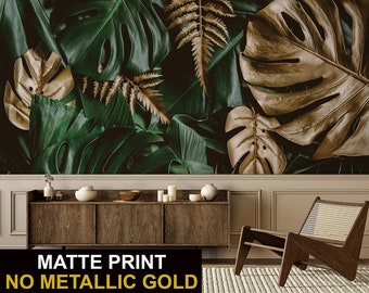Monstera Fern Wallpaper - Etsy