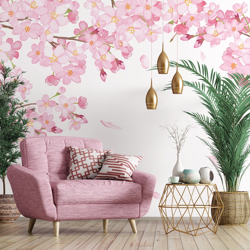 Cherry Blossom Wallpaper - Etsy