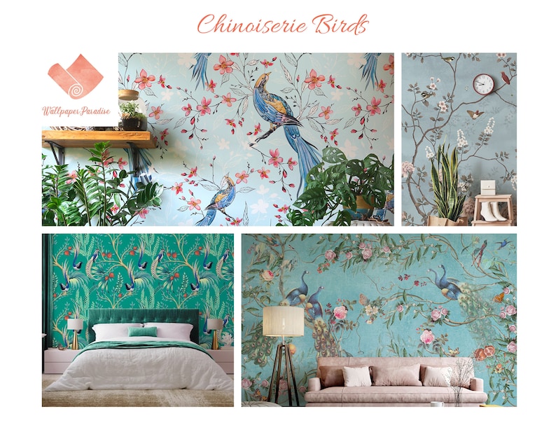 Oil painted floral meadow photo wallpaper, floral landscape mural | Self Adhesive | Peel & Stick | Removable image 9