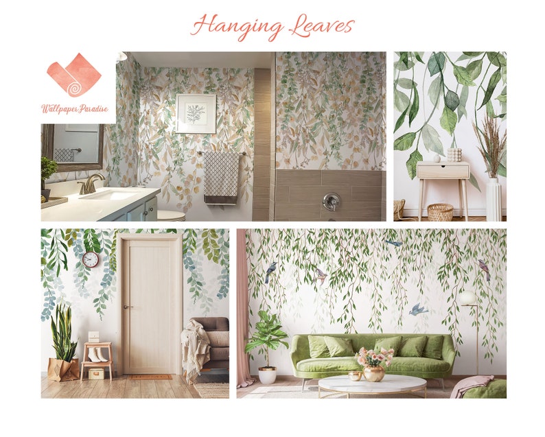Oil painted floral meadow photo wallpaper, floral landscape mural | Self Adhesive | Peel & Stick | Removable image 7
