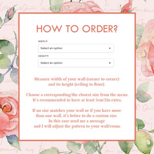 Oil painted floral meadow photo wallpaper, floral landscape mural | Self Adhesive | Peel & Stick | Removable image 6