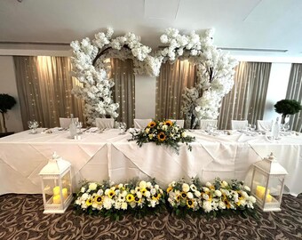 Blossom heart arch hire prop South Wales ONLY ! Wedding venue dressing venue styling bespoke artificial wedding flower Pontypridd