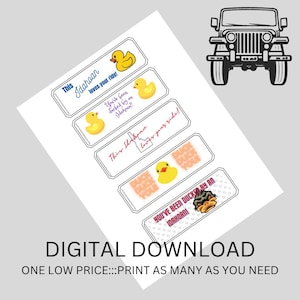 Idaho Off-Road duck tags four wheeling printable download