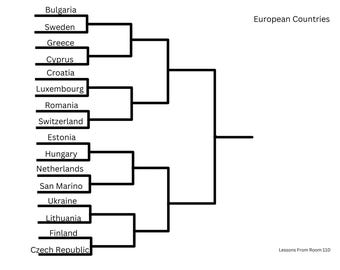High school social studies history class related bracket games family fun debate