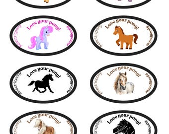 EV Electric Pony car vehicle tags