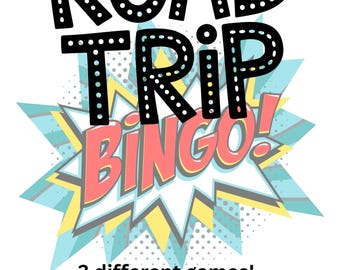 3 Road Trip Bingo Games Fun for the family and friends while out on an adventure together