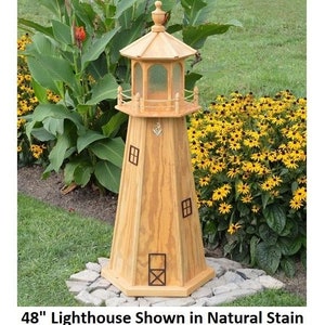 Stained Lighthouse - Amish Made